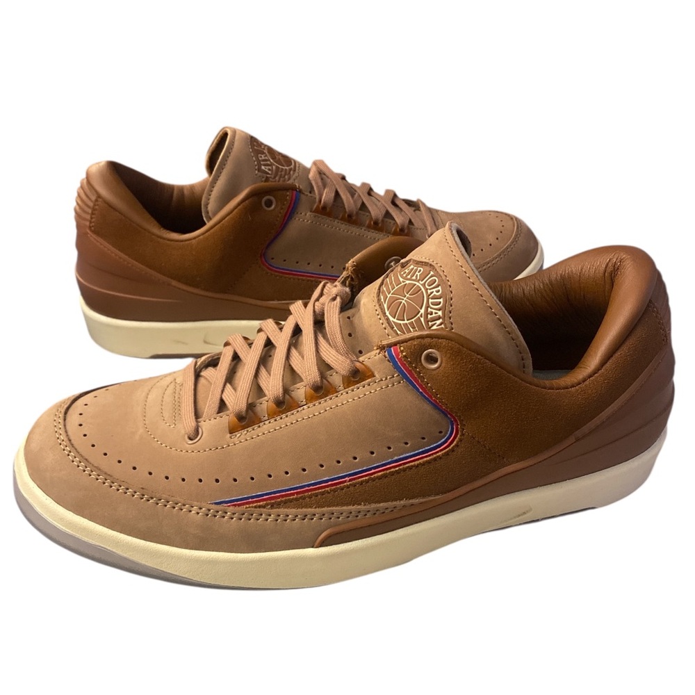Air Jordan Men's Brown and Cream Sneakers GUC 12